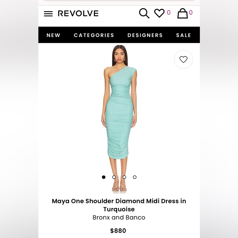 Bronx and Banco Maya One Shoulder Mini Dress